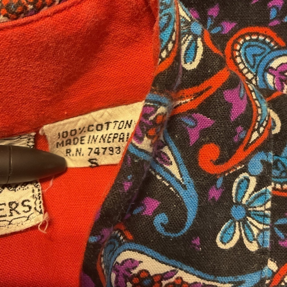 Vintage Mine & Bill’s Outfitters Long Sleeve Button Down Western Paisley Shirt S - Picture 10 of 10
